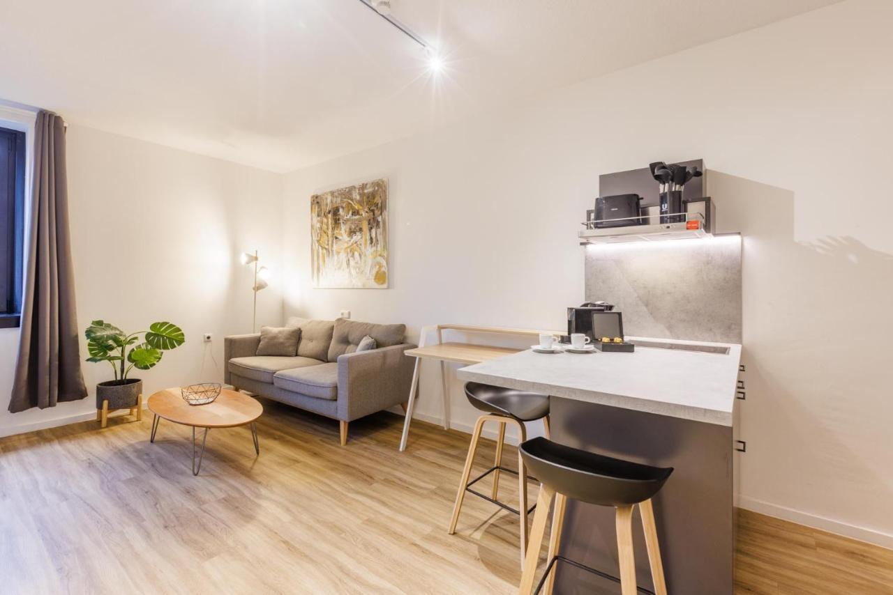 Glueck Auf Appartements Dueppelstrasse Оберхаузен Экстерьер фото