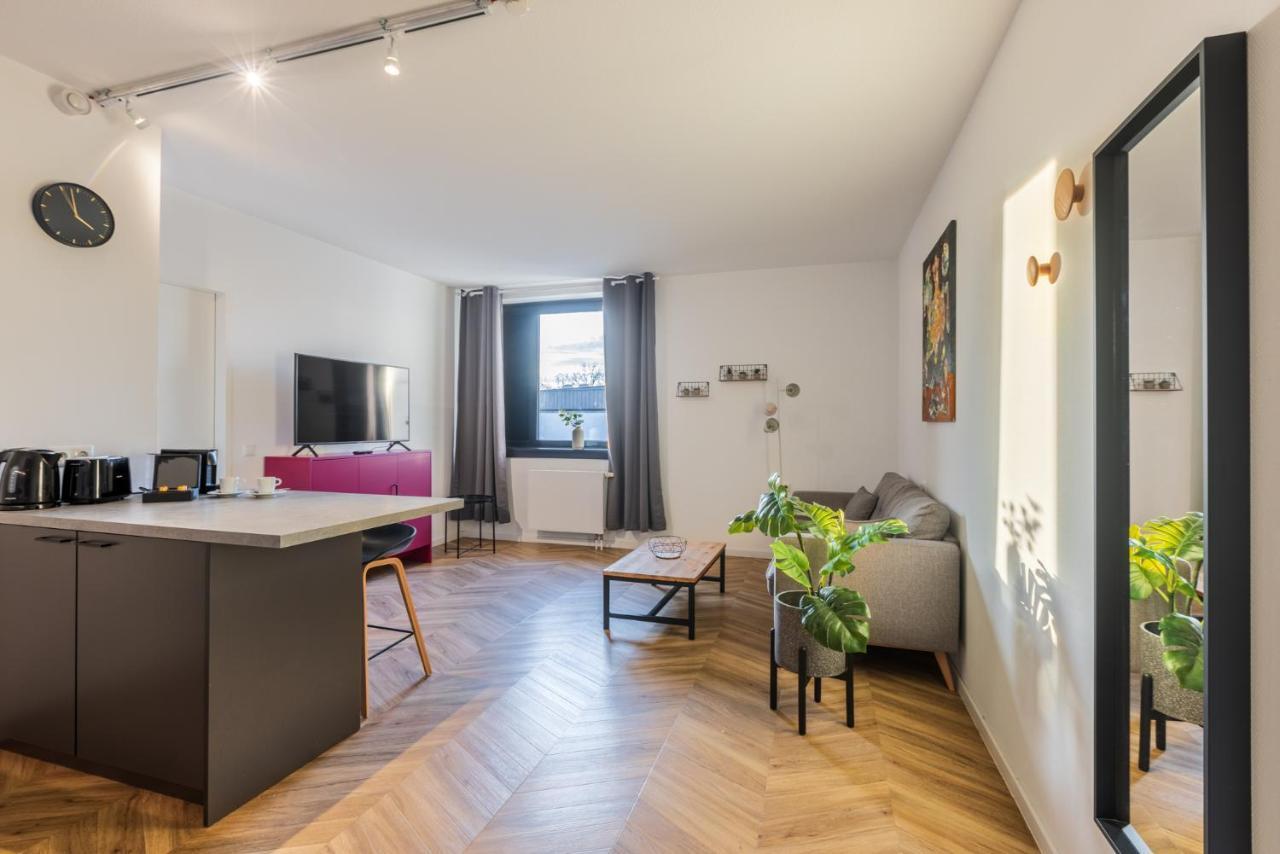 Glueck Auf Appartements Dueppelstrasse Оберхаузен Экстерьер фото