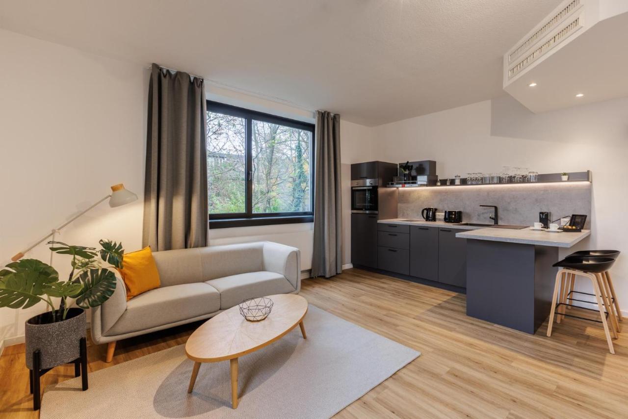 Glueck Auf Appartements Dueppelstrasse Оберхаузен Экстерьер фото