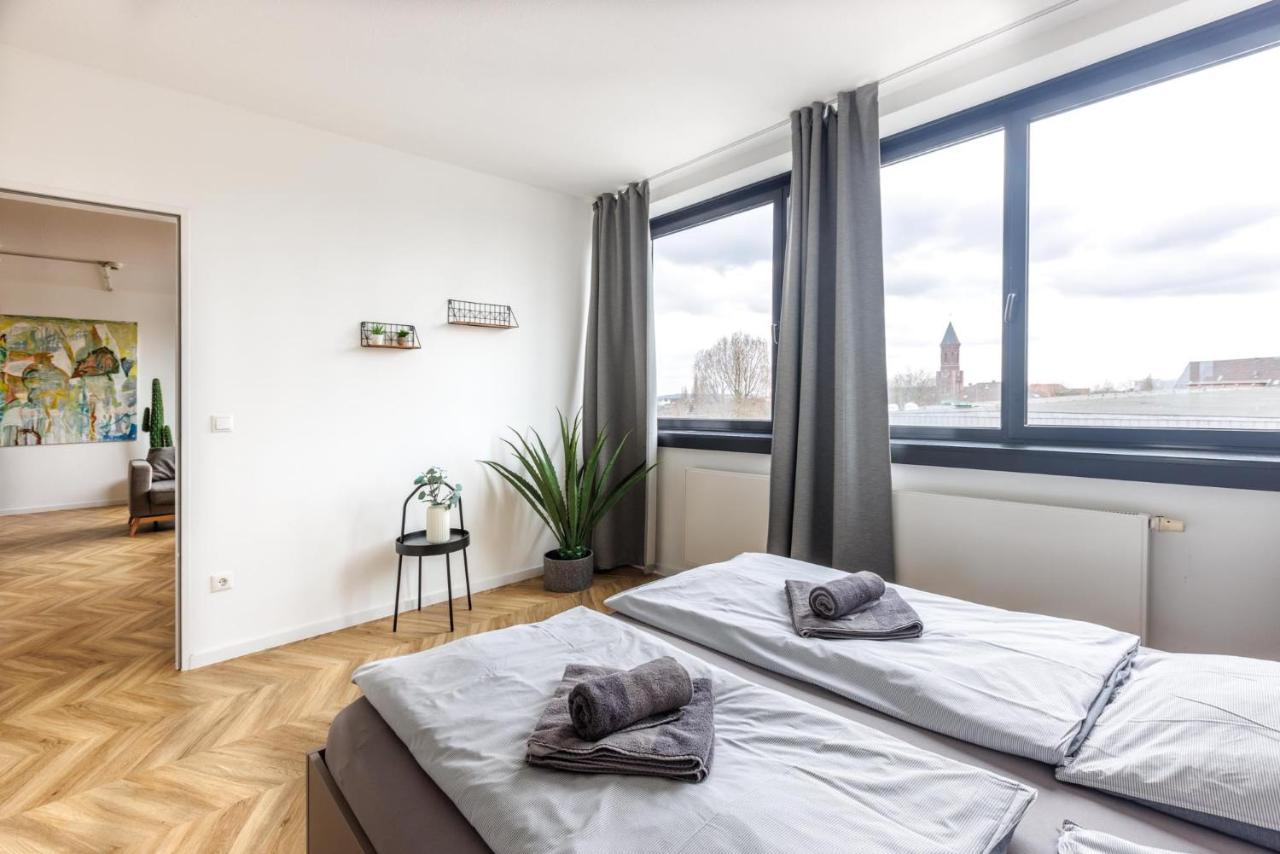 Glueck Auf Appartements Dueppelstrasse Оберхаузен Экстерьер фото
